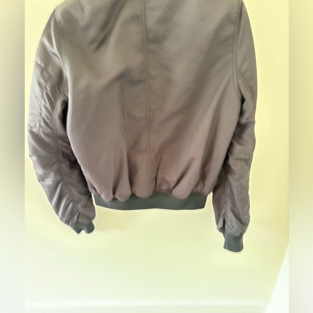 T Classic Stylish Black Topshop Bomber Jacket | Size 6 - Picture 3 of 10